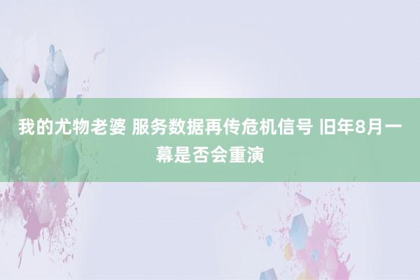 我的尤物老婆 服务数据再传危机信号 旧年8月一幕是否会重演